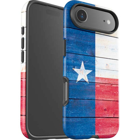 Texas Flag Light Wood iPhone 17 Air Impact Case