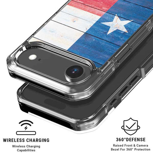 Texas Flag Light Wood iPhone 17 Air MagSafe Case