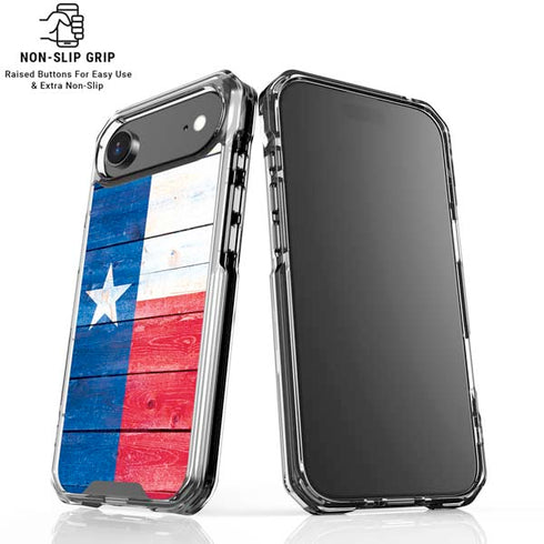 Texas Flag Light Wood iPhone 17 Air MagSafe Case