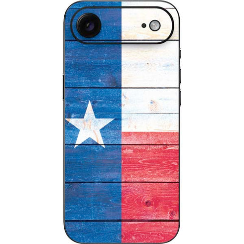 Texas Flag Light Wood iPhone 17 Air Skin