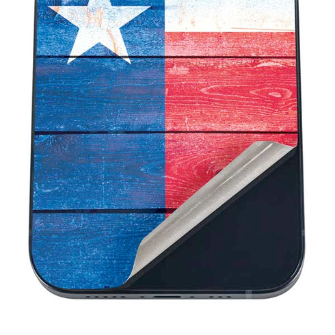 Texas Flag Light Wood iPhone 17 Air Skin