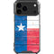 Texas Flag Light Wood iPhone 17 Pro Max Clear Case