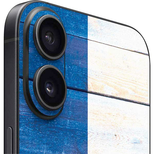 Texas Flag Light Wood iPhone 17 Skin