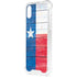 Texas Flag Light Wood iPhone XS Clear Case