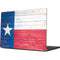 Texas Flag Light Wood Apple MacBook Pro 14-inch Skin