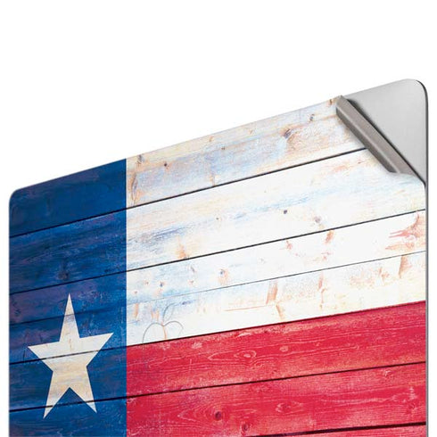 Texas Flag Light Wood Apple MacBook Pro 16-inch Skin
