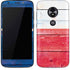 Texas Flag Light Wood Moto E5 Play Skin