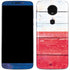 Texas Flag Light Wood Moto E5 Plus Skin