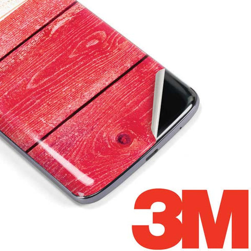 Texas Flag Light Wood Moto E5 Plus Skin