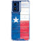 Texas Flag Light Wood Moto G 5G (2024) Clear Case