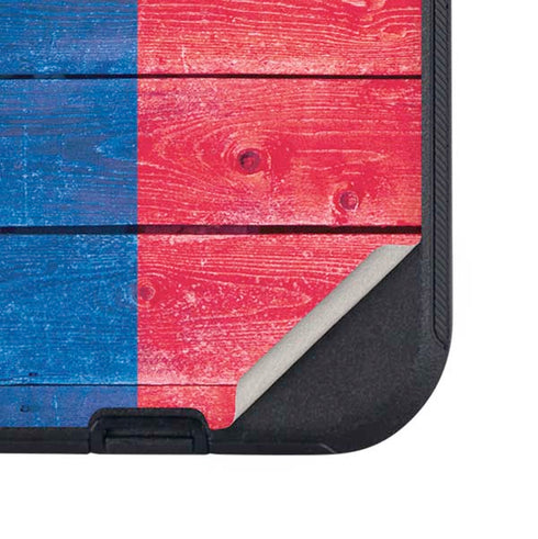 Texas Flag Light Wood Otterbox Defender iPhone Skin