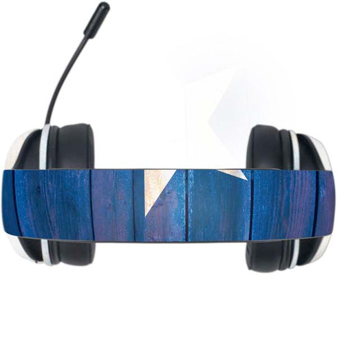 Texas Flag Light Wood Razer Kraken X Skin