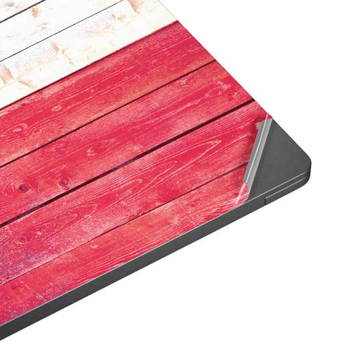 Texas Flag Light Wood Surface Laptop 7 15in Skin