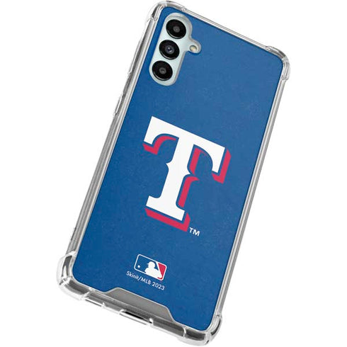 MLB Texas Rangers - Solid Distressed Gabb Phone 4 Clear Case