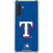 MLB Texas Rangers - Solid Distressed Galaxy A17 Clear Case