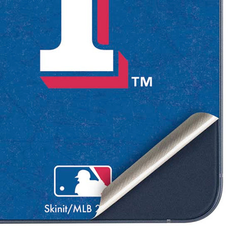MLB Texas Rangers - Solid Distressed Galaxy A35 5G Skin