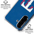 MLB Texas Rangers - Solid Distressed Galaxy A36 5G Clear Case