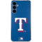 MLB Texas Rangers - Solid Distressed Galaxy A55 5G Clear Case