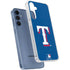MLB Texas Rangers - Solid Distressed Galaxy A55 5G Clear Case
