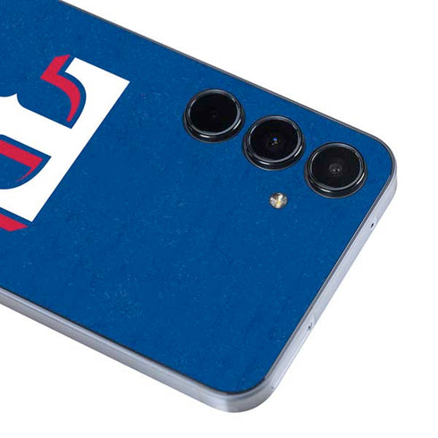 MLB Texas Rangers - Solid Distressed Galaxy A55 5G Skin