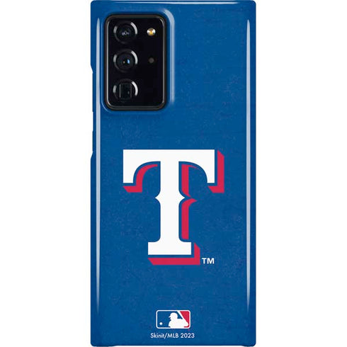MLB Texas Rangers - Solid Distressed Galaxy Cases