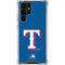 MLB Texas Rangers - Solid Distressed Galaxy S23 Ultra Clear Case