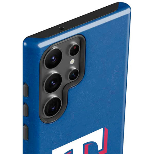 MLB Texas Rangers - Solid Distressed Galaxy S23 Ultra Pro Case