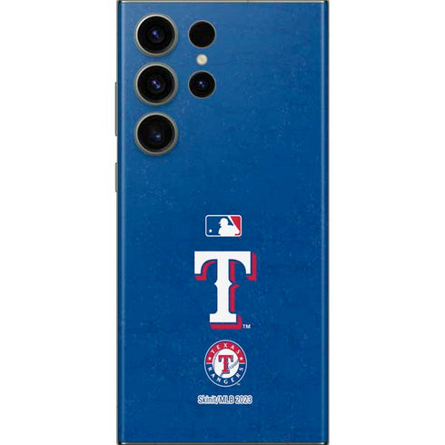 MLB Texas Rangers - Solid Distressed Galaxy Skins