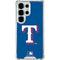 MLB Texas Rangers - Solid Distressed Galaxy S25 Ultra Clear Case