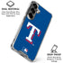 MLB Texas Rangers - Solid Distressed Galaxy S26 Clear Case