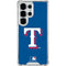 MLB Texas Rangers - Solid Distressed Galaxy S26 Ultra Clear Case