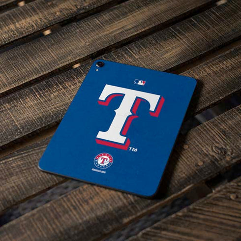 MLB Texas Rangers - Solid Distressed Apple iPad Pro Skin