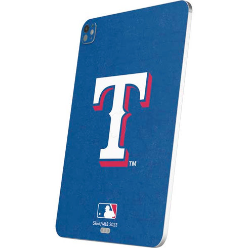 MLB Texas Rangers - Solid Distressed iPad Pro 13in M4 (2024) Skin