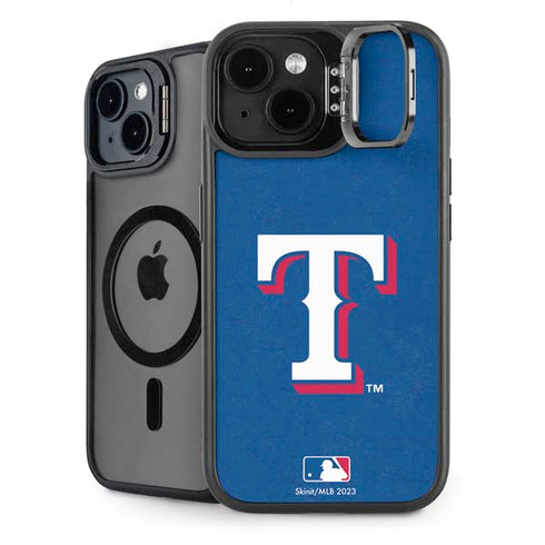 MLB Texas Rangers - Solid Distressed iPhone 14 Kickstand Case