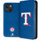 MLB Texas Rangers - Solid Distressed iPhone 15 Plus Folio Case