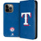 MLB Texas Rangers - Solid Distressed iPhone 15 Pro Max Folio Case