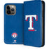 MLB Texas Rangers - Solid Distressed iPhone 15 Pro Max Folio Case