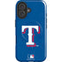 MLB Texas Rangers - Solid Distressed iPhone 16 Magsafe Impact Case