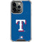 MLB Texas Rangers - Solid Distressed iPhone 16 Pro Clear Case