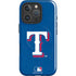 MLB Texas Rangers - Solid Distressed iPhone 16 Pro Max Magsafe Impact Case