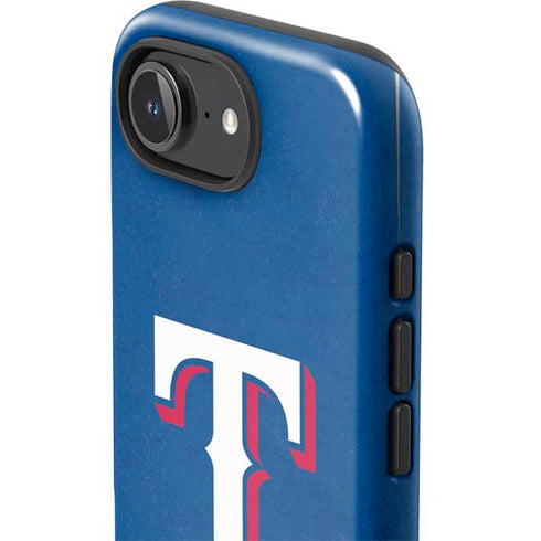 MLB Texas Rangers - Solid Distressed iPhone 16e Impact Case