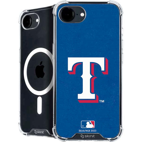 MLB Texas Rangers - Solid Distressed iPhone 16e MagSafe Case