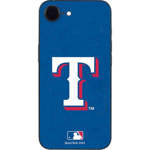 MLB Texas Rangers - Solid Distressed iPhone 16e Skin