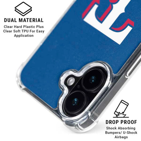 MLB Texas Rangers - Solid Distressed iPhone 17 MagSafe Case