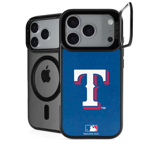 MLB Texas Rangers - Solid Distressed iPhone 18 Pro Kickstand Case