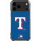 MLB Texas Rangers - Solid Distressed iPhone 18 Pro Max Clear Case