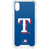 MLB Texas Rangers - Solid Distressed iPhone XS Clear Case