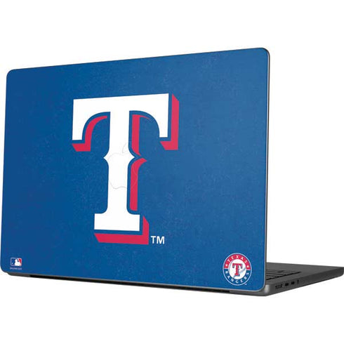 MLB Texas Rangers - Solid Distressed Apple MacBook Pro 14-inch Skin