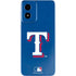 MLB Texas Rangers - Solid Distressed Moto G Play 4G (2024) Skin