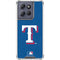 MLB Texas Rangers - Solid Distressed Moto G Play 5G (2025) Clear Case